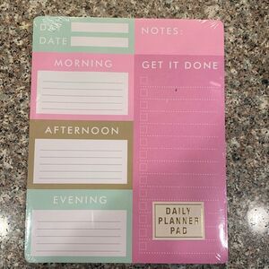 Daily planner note pad